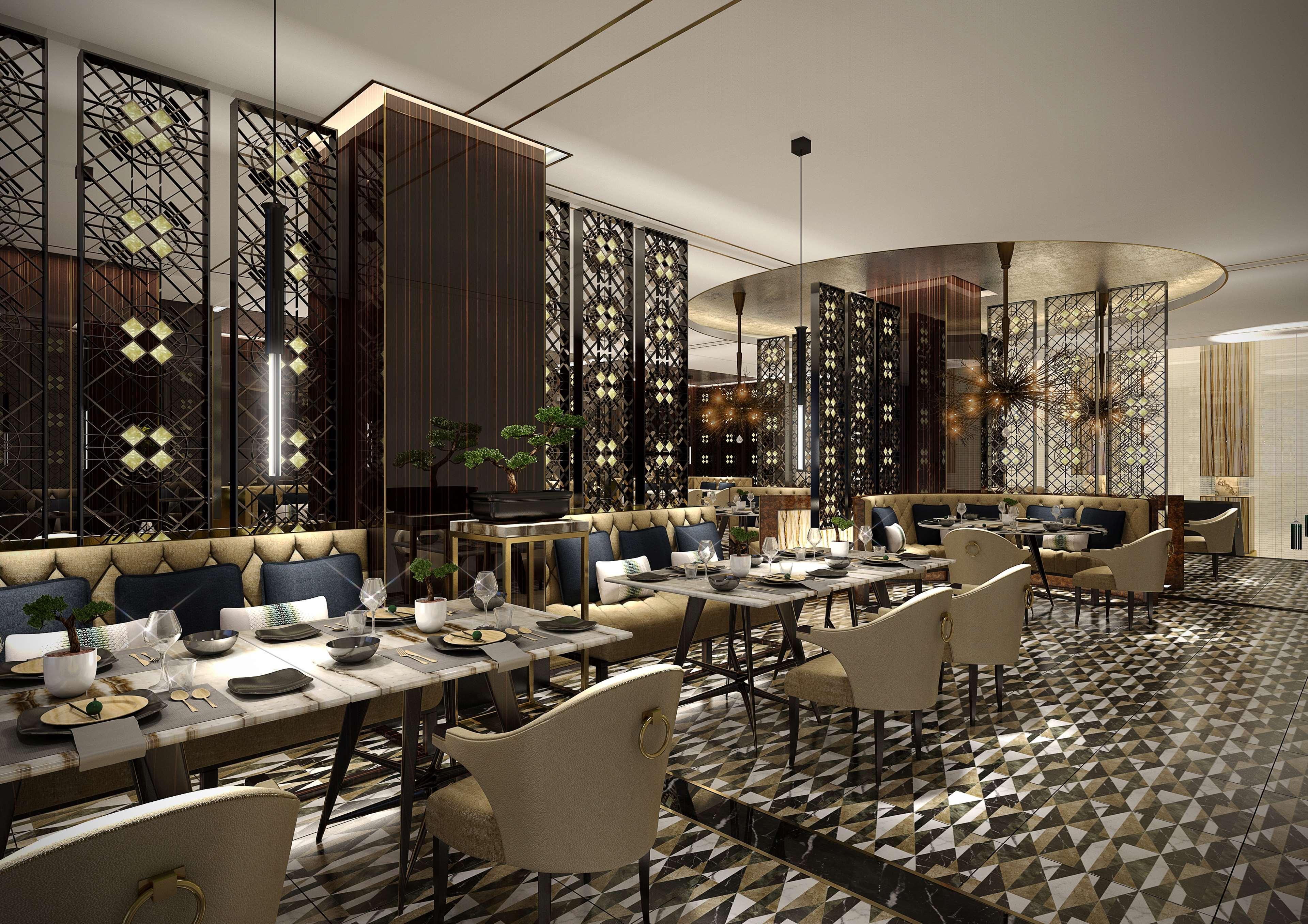 Hilton Manila Hotel Pasay Eksteriør billede The restaurant